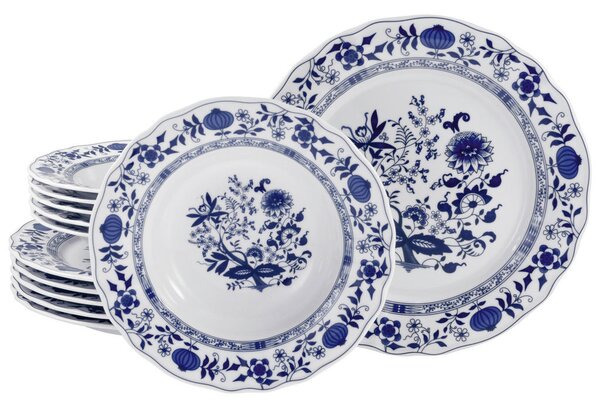 JEDILNI SERVIS Flora Zwiebelmuster