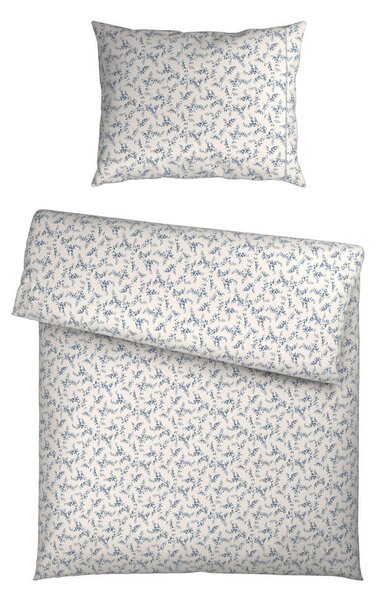 POSTELJNINA Mavie 140/200 cm saten modra