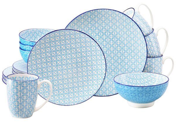 KOMBINIRANI SERVIS Mediterran Blau