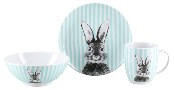 SERVIS ZA ZAJTRK Happy Bunny