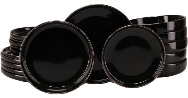 JEDILNI SERVIS Nordic Festive Schwarz