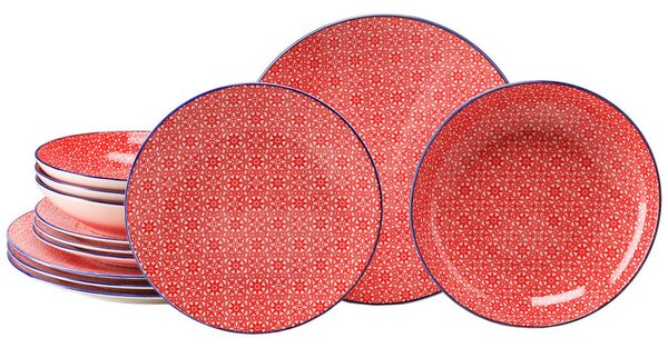 JEDILNI SERVIS Mediterran Rot