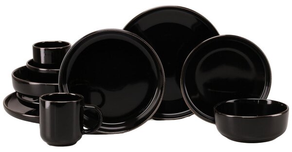 KOMBINIRANI SERVIS Nordic Festive Schwarz
