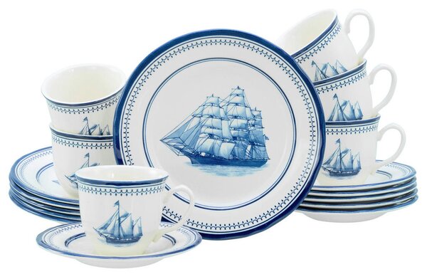 KAVNI SERVIS Segelschiff blau
