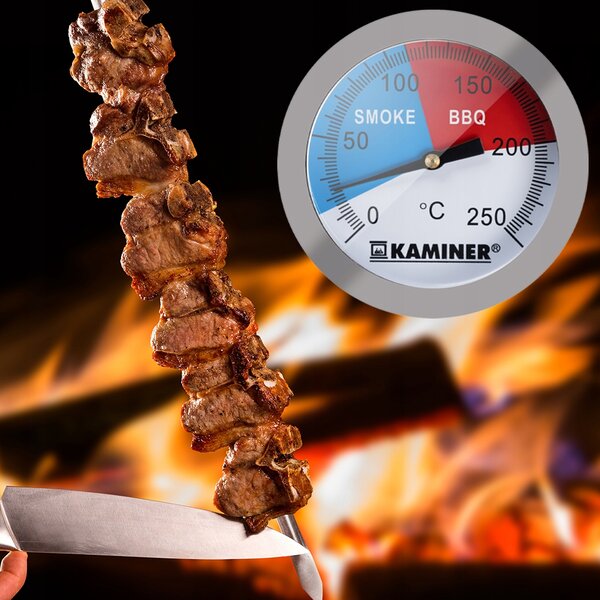 Inox univerzalni termometer za žare in prekajevalnice do 250°C