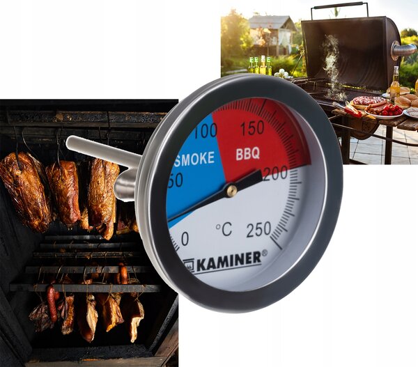 Inox univerzalni termometer za žare in prekajevalnice do 250°C