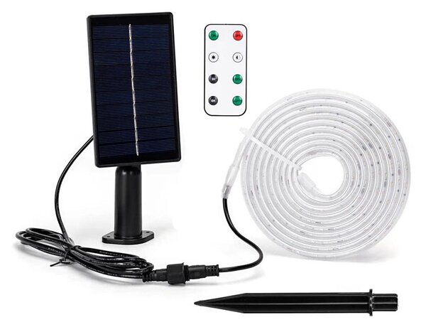 Aigostar - LED Zatemnitveni solarni trak LED/1,6W/3,2V 3 m 2700K IP65 + Daljinski upravljalnik