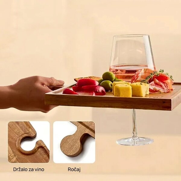 Puzzletray™ Set Lesenih Servirnih Pladnjev V Obliki Sestavljanke