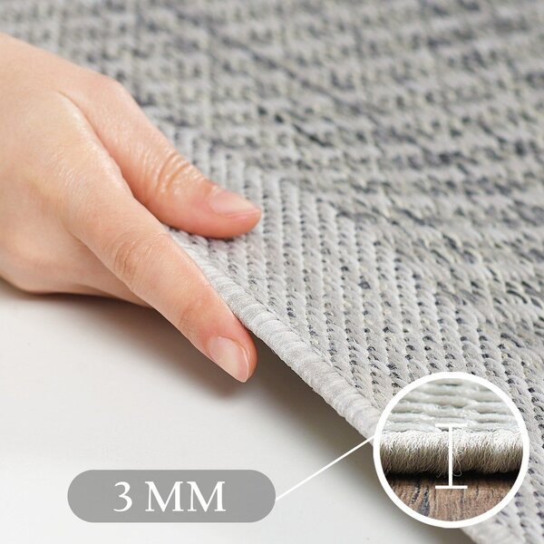 Siva okrogla zunanja preproga ø 120 cm Giza – Ayyildiz Carpets