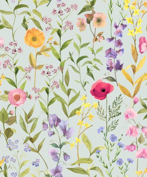 Tapeta Fleurs Des Champs 4 barve