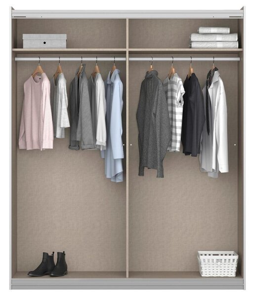 Modern Living Omara Z Drsnimi Vrati Feldkirch, Temno Siva, Siva