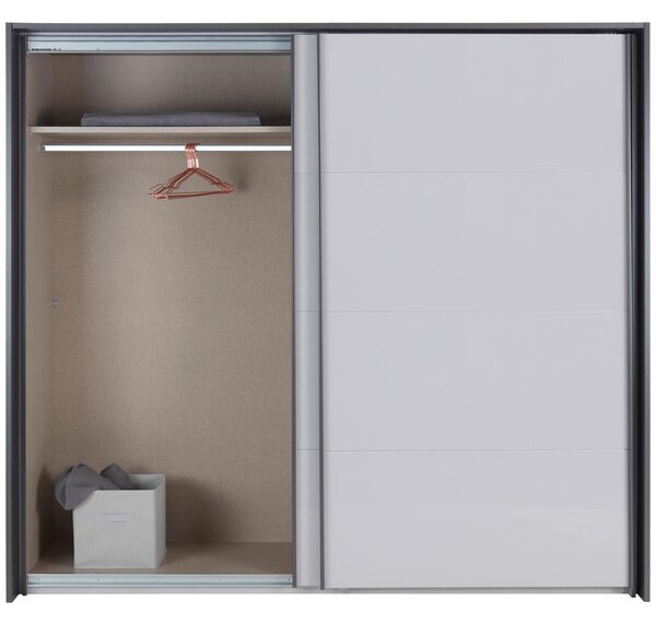 Modern Living Omara Z Drsnimi Vrati Feldkirch, Temno Siva, Siva