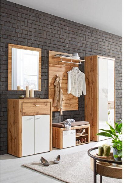 Premium Living Ogledalo Ronny, Barva Hrasta, 75 X 85 Cm