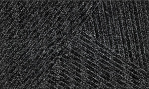 PREDPRAŽNIK Dune Stripes dark grey 45/75 cm reliefno temno siva