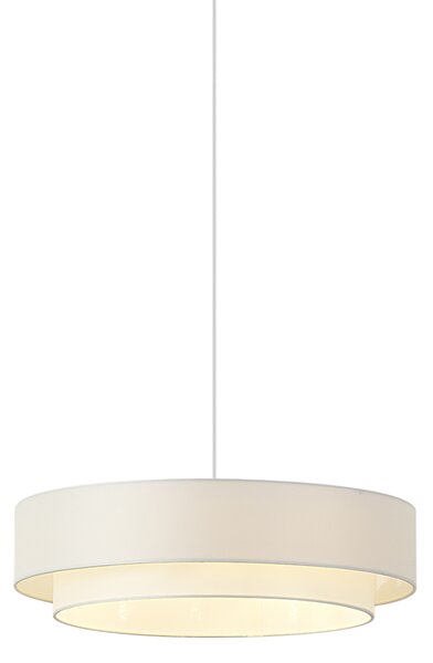 Moderna viseča svetilka bela 50 cm 3-luč - Drum Duo