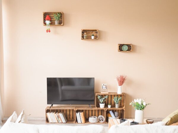 ATMOWOOD Leseni ožgani zaboji komplet za dnevno sobo 160 x 60 x 24 cm