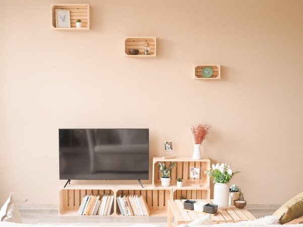 ATMOWOOD Leseni zaboji komplet za dnevno sobo 160 x 60 x 24 cm