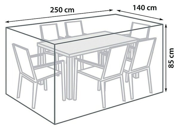 Sunfun Zaščitna prevleka za sedežno garnituro (Do x Š x V: 250 x 140 x 85 cm, Poliester, 160 g/m²)