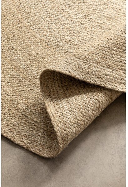 Slonokoščena obojestranska okrogla preproga iz jute ø 100 cm Braided – Hanse Home