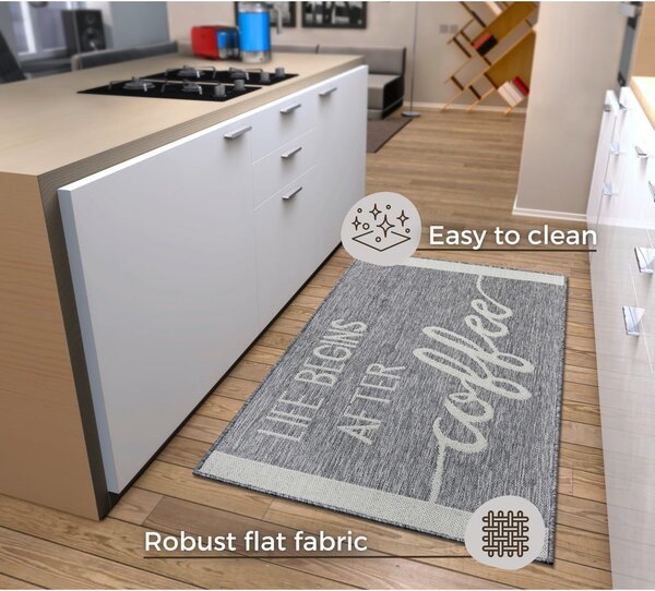 Siva preproga 92x150 cm Cucina – Hanse Home