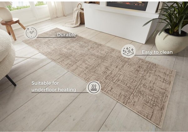 Rjav/bež tekač 80x200 cm Terrain – Hanse Home