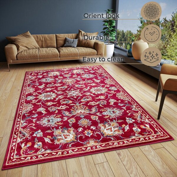 Rdeča preproga 57x90 cm Orient Caracci - Hanse Home