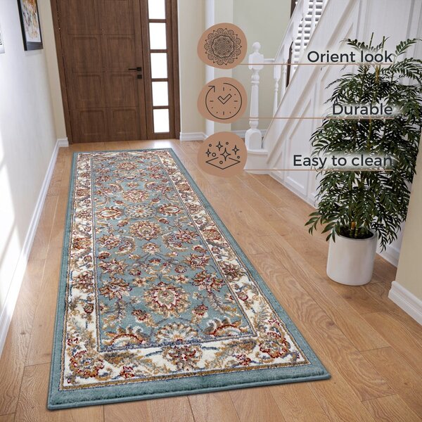 Mentolno zelen tekač 80x240 cm Orient Reni – Hanse Home