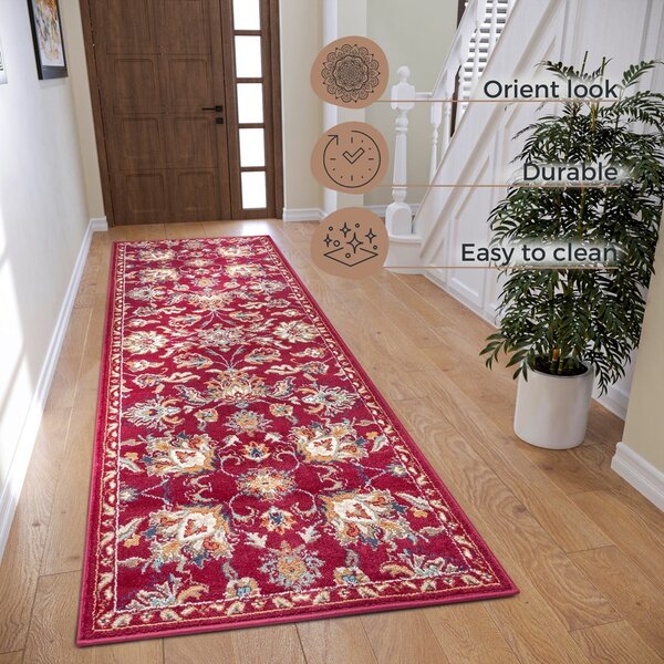 Rdeč tekač 80x240 cm Orient Caracci - Hanse Home