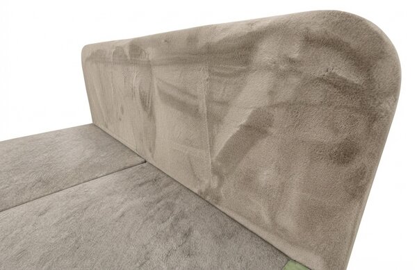 Oblazinjena postelja boxspring FORENA 160x200 cm bež Vzmetnica: Vzmetnica Bonell