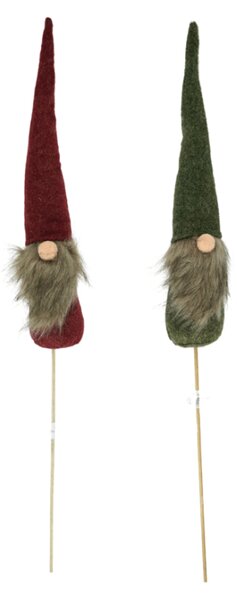 Božična dekoracija za zapičenje TALL GNOME 50 cm - različne variante