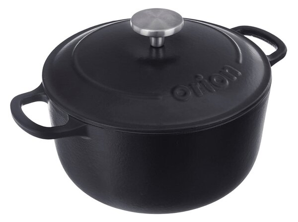 Litoželezen lonec s pokrovko za indukcijsko ploščo 5,2 l LITINA SMALT – Orion