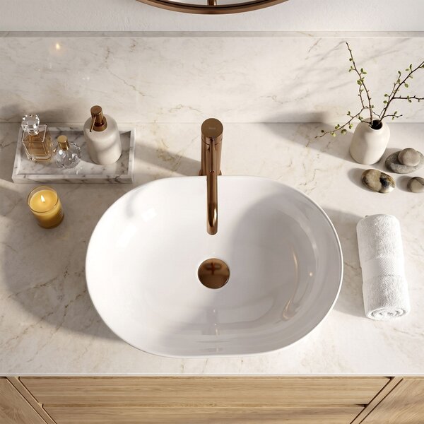Rea Cleo White 50 umivalnik za pult