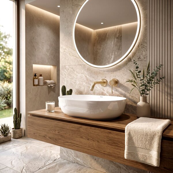 Rea Cleo White 50 umivalnik za pult
