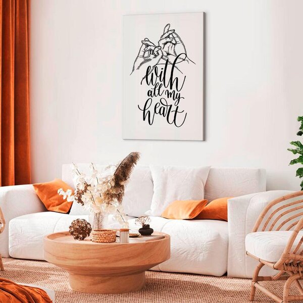 Artgeist Slika Na Platnu With All My Heart
