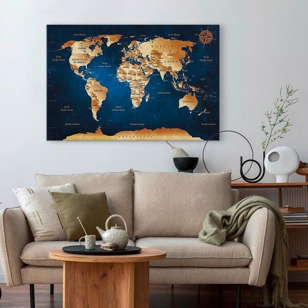 Artgeist Slika Na Platnu The Dark Blue Depths