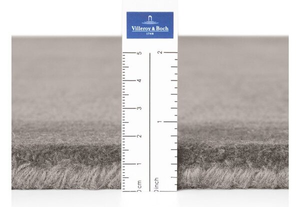 Siva ročno tkana okrogla preproga iz mešanice volne ø 150 cm Kivi – Villeroy&Boch