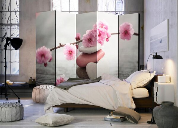 Artgeist Paravan Zen Flowers I, 5-Delni, Enostranski