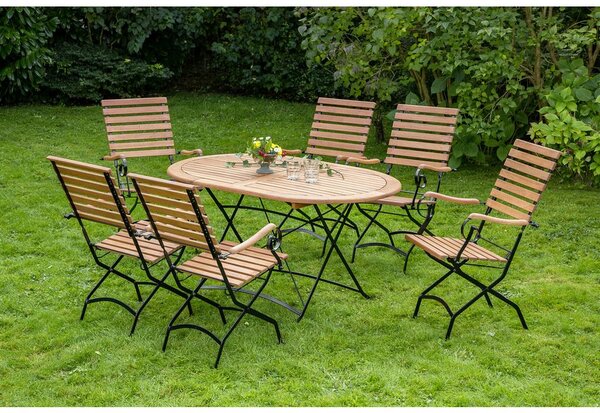 Gardenson Vrtna Miza Schlossgarten, 140x90, Masivno