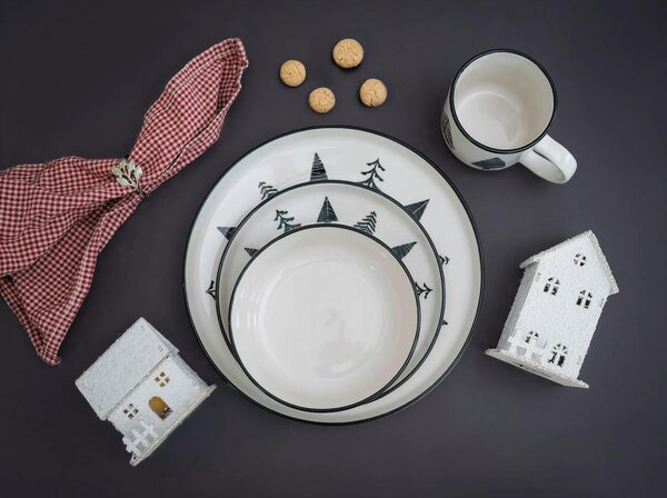 KOMBINIRANI SERVIS Nordic Christmas Black