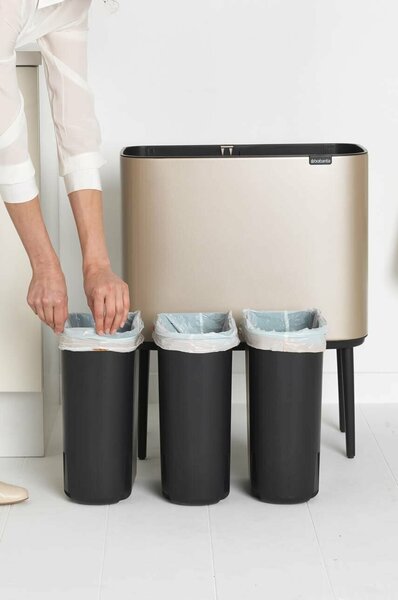 Brabantia Koš za smeti Brabantia Bo Touch Hi, 3 x 11 L