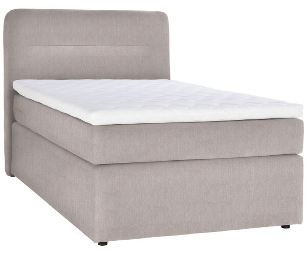 BOXSPRING POSTELJA 120 cm x 200 cm , tekstil bež