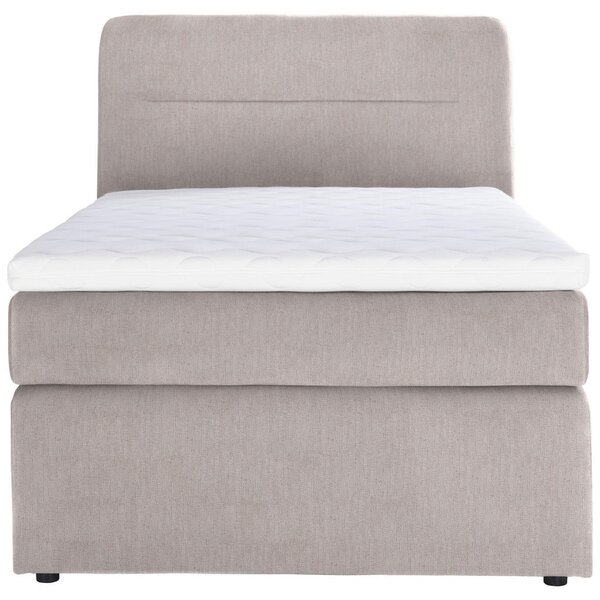 BOXSPRING POSTELJA 120 cm x 200 cm , tekstil bež