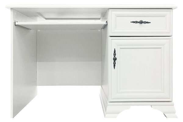 KONDELA Računalniška miza, alpska bela, KENTAK BIU1D1S