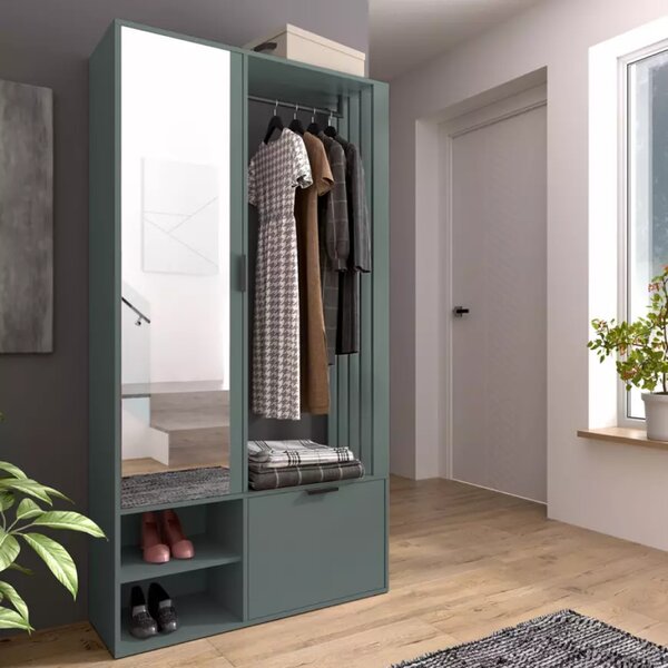 KONDELA Komplet za predsobo, green stone, MUNA