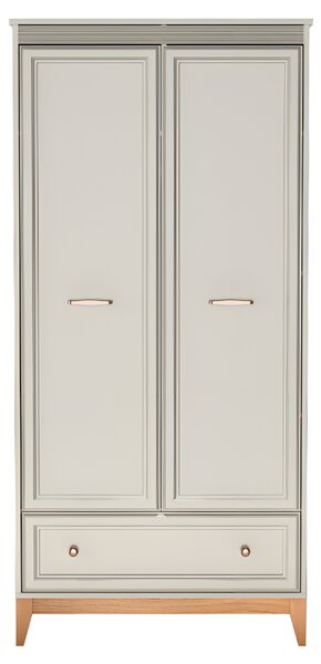 KONDELA Omara, cashmere krem/hrast, VENDY W-10