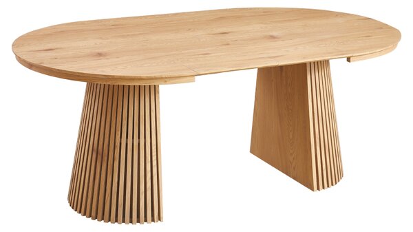 KONDELA Jedilna miza, raztegljiva, hrast, 120-200 x 75 cm, ZEKEN TYP 1