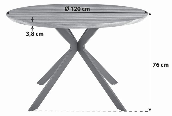 MID.YOU Jedilna Miza Malu, Ø 120cm