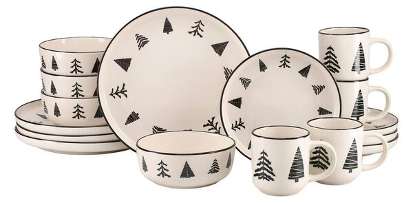KOMBINIRANI SERVIS Nordic Christmas Black