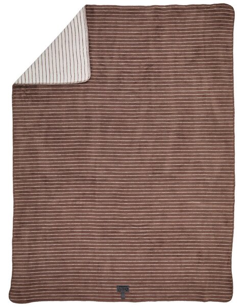 DEKORATIVNA ODEJA TENDER PINSTRIPE 150/200 cm svetlo rjava