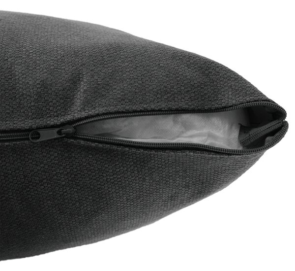 KONDELA Univerzalna sedežna garnitura, temno siva, DEVLIN